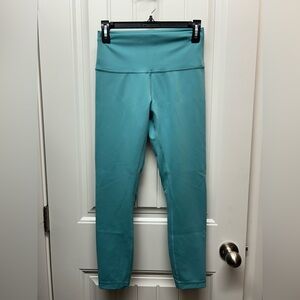 Lululemon Wunder Train Teal Leggings